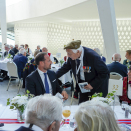19. august: Kronprinsen deltar på regjeringens frigjøringslunsj i anledning 75-årsdagen for frigjøringen og takker krigsveteraner og tidsvitner for innsatsen de la ned for Norge under andre verdenskrig. Foto: Heiko Junge / NTB